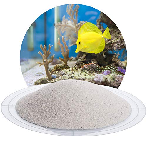 Schicker Mineral Aquariumsand Aquariumkies weiß im 25 kg Sack, kantengerundet, gewaschen, ungefärbt (0,4-0,8 mm)