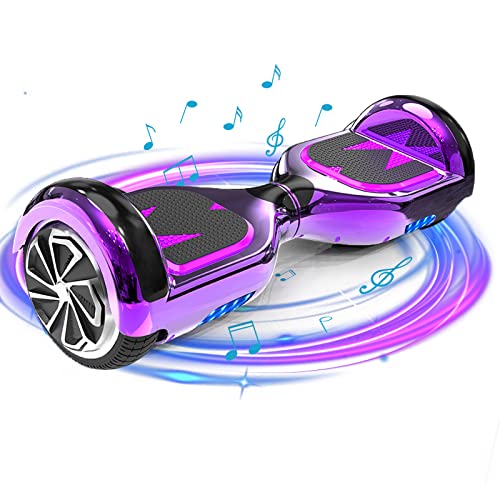 SOUTHERN WOLF Hoverboards, 6,5 Zoll Selbstbalancierender mit Bluetooth-Lautsprecher und LED-Leuchten Beste Geschenke für Kinder