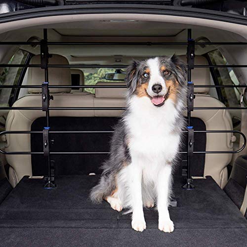 PetSafe Happy Ride Hundeschutzgitter aus Metall, Fixierung im Kofferraum, Für Autos und SUVs geeignet, Verstellbare Größe, 1 Stück (1er Pack)