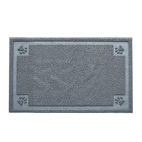 TRMF Napfunterlage für Hund und Katze 90 x 60 cm Hundenapfunterlage für Hunde und Katzen groß mit Rutschfester Rückseite wasserdichte leicht zu reinigende Futterunterlage für Futternapf Katzennapf