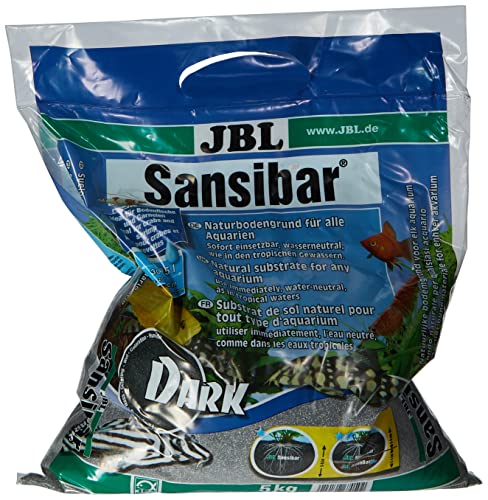 JBL Sansibar Dark 67050, Bodengrund Dunkel für Süßwasser-Aquarien, 5 kg