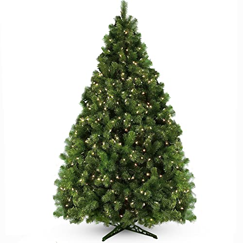 KADAX Weihnachtsbaum, Alpentanne 220, künstlicher Christbaum aus PVC-Kunststoff, Tannenbaum mit Ständer, Weihnachtsdekobaum, Kunstbaum, Baum mit 435 Zweigen (Weihnachtself 220cm)