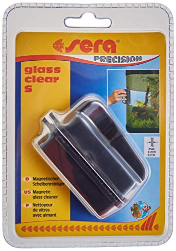 sera glass clear S - Mit diesen Magneten lassen sich Glasscheiben eines Aquariums unkompliziert reinigen.