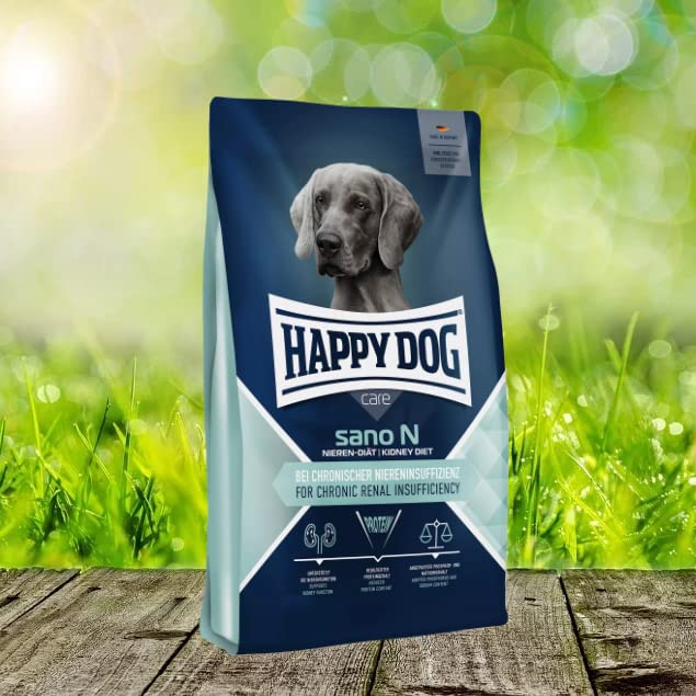 2 x 7,5 kg Happy Dog Sano N Diät-Hundefutter Niere Leber & Herz Erkrankungen