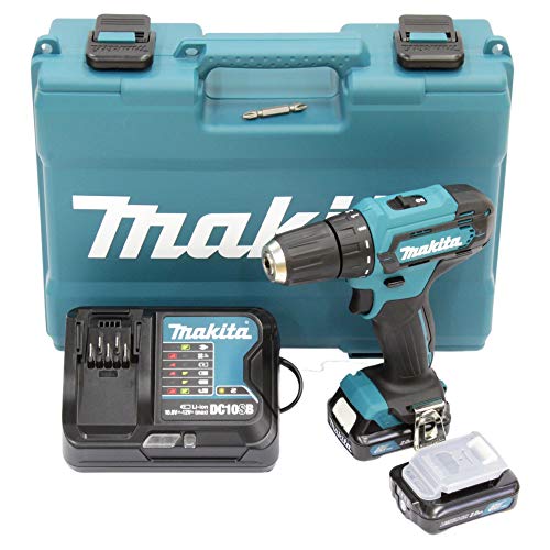 Makita DF333DSAE Akku-Bohrschrauber 12 V max. / 2,0 Ah, 2 Akkus + Ladegerät im Transportkoffer