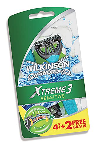 Wilkinson Sword Xtreme 3 Sensitive Einwegrasierer Einmalrasierer, 6 St