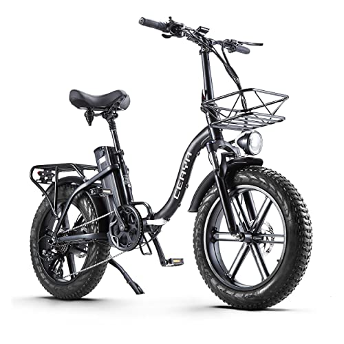 CEAYA Elektrofahrrad Herren Damen Pedelec 20 Zoll E klapprad Fatbike Ebike mit 48V20AH Lithium-Akku,Hydraulische Bremse,Shimano 8 Gange,LCD Dispaly,Reichweite bis zu 60KM