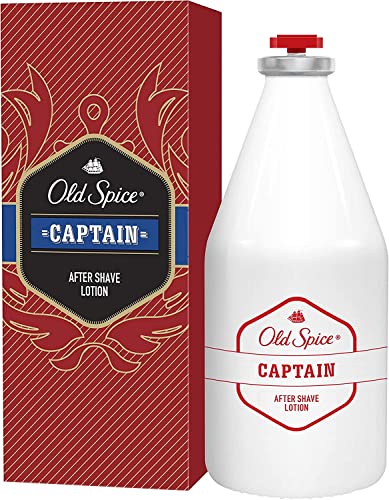 Old Spice Captain After Shave Lotion, Kühlendes Aftershave für Männer, 100ml