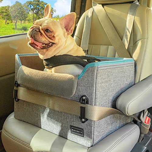 Petsfit Hunde Autositz für kleine Hunde oder mittlere Hunde,faltbar Hundeautositz Hundesitz Auto für Rücksitz