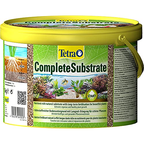 Tetra Complete Substrate - nährstoffreicher Bodengrund mit Langzeit-Dünger für gesunde Pflanzen, zur Neueinrichtung des Aquariums (Substratschicht unter dem Kies), 5 kg Eimer