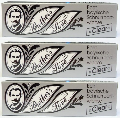 3er Set: Brothers Bartwichse clear 10ml